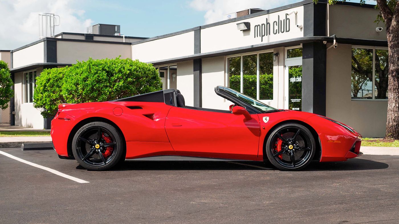 Ferrari 488 Spider Red