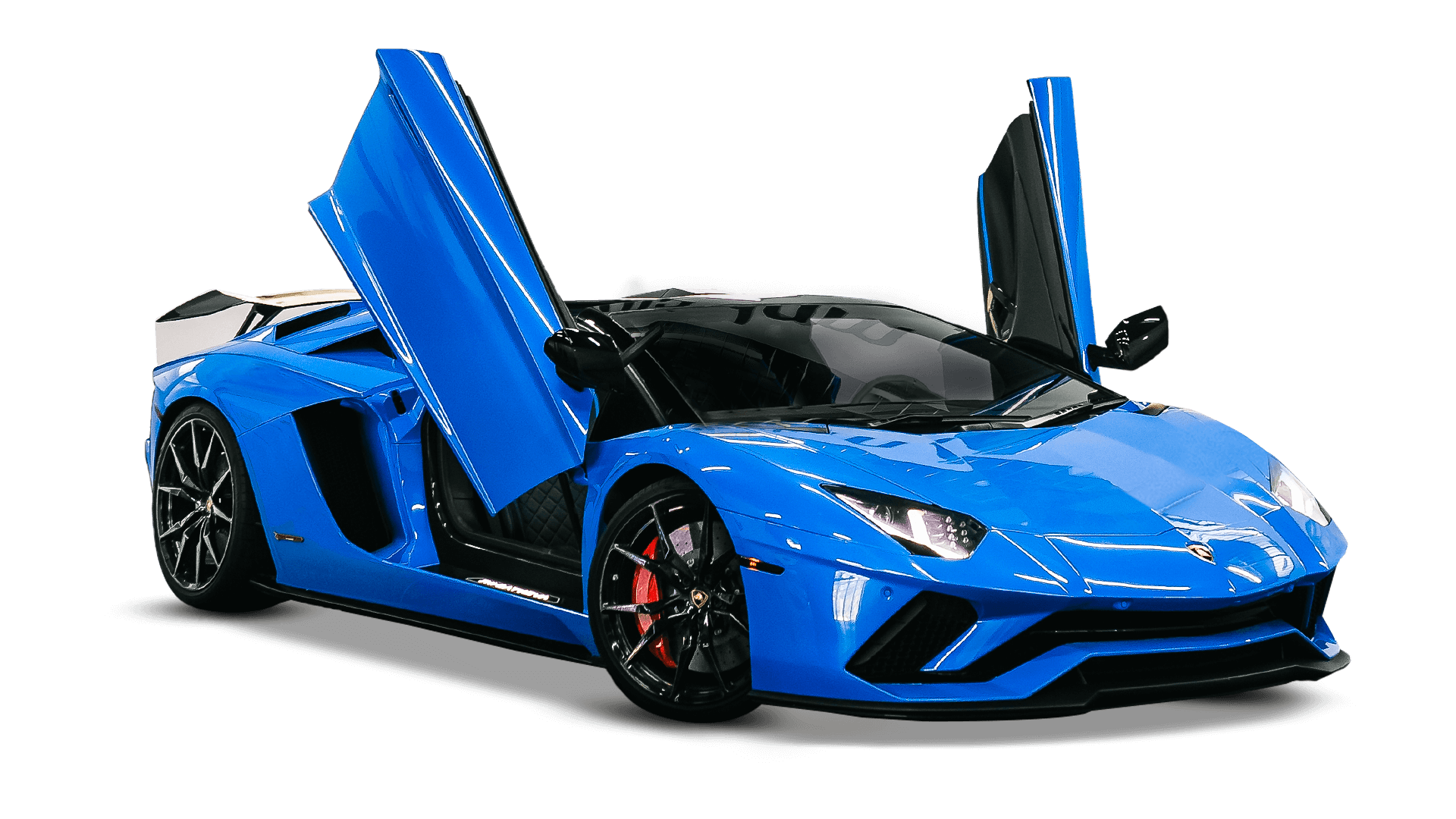 Lamborghini Aventador S Roadster Blue