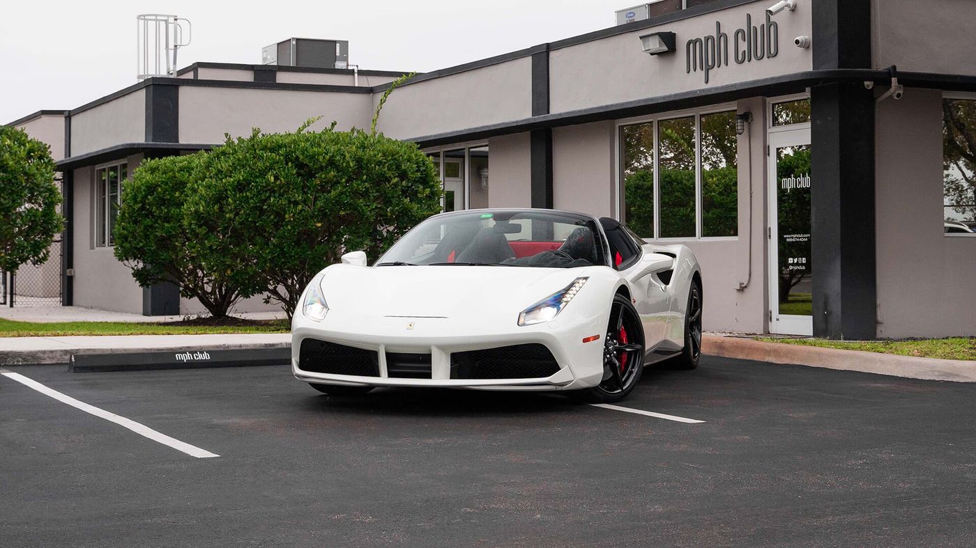 Ferrari 488 Spider White